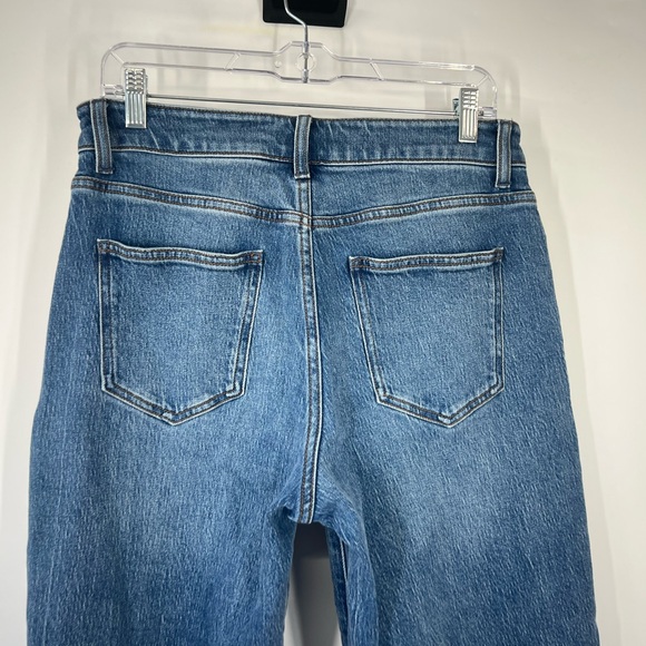 Quince Comfort Stretch High Rise Cropped Wide Leg
Jeans 26" in Medium Wash - Picture 6 of 8